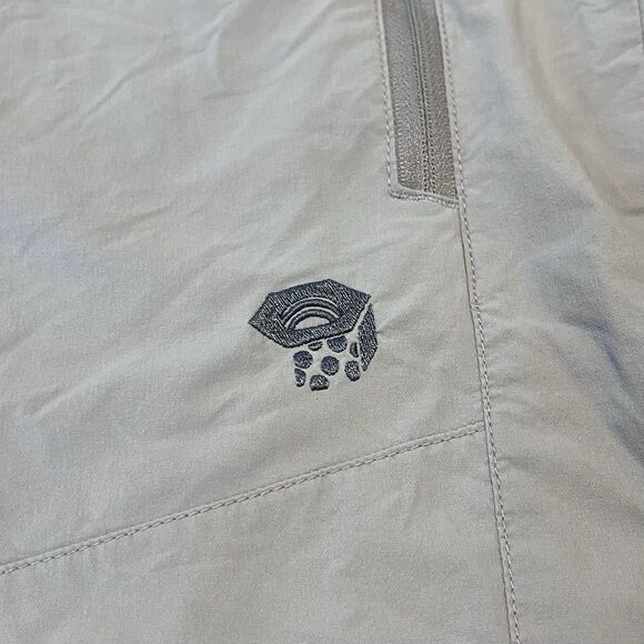 Mountain Hardwear Shorts Men's Size 38 Tan Belted hiking Nylon 12” Gorpcore - Picture 2 of 10